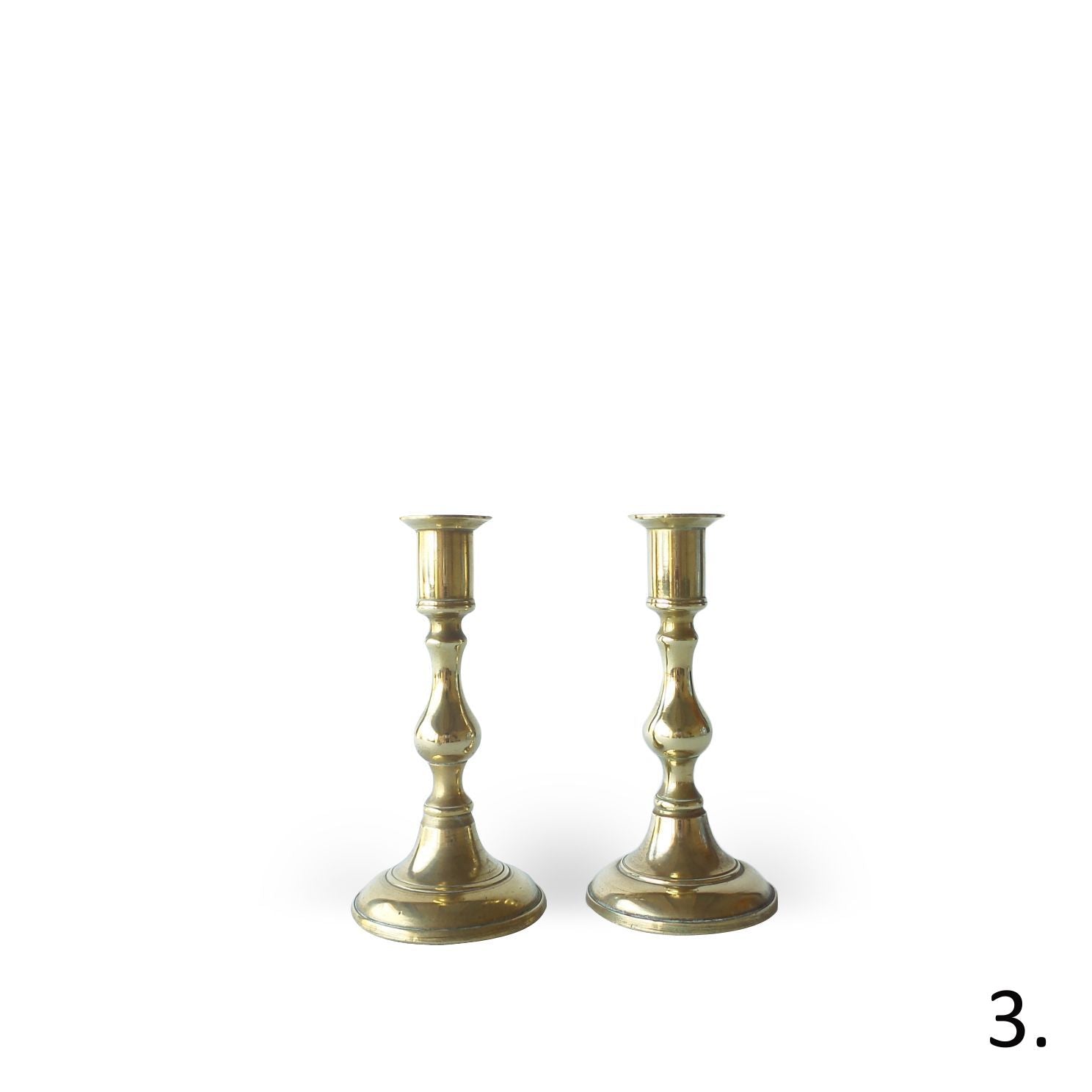 Antique Brass Candlesticks (Assorted)